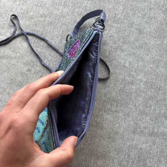 NWT Bamboo Trading Company Beaded Club Bag - Picture 3 of 7